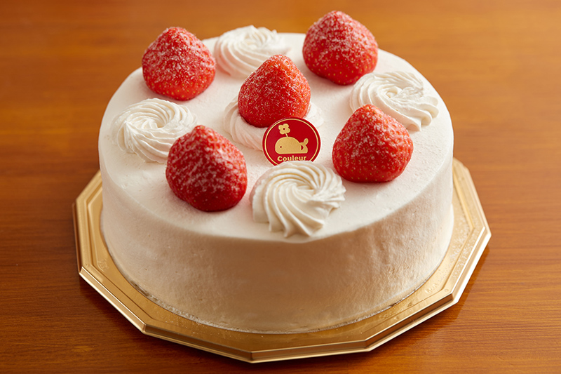 きび糖デコレーションケーキ